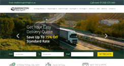 Desktop Screenshot of barringtonfreight.co.uk