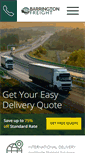 Mobile Screenshot of barringtonfreight.co.uk